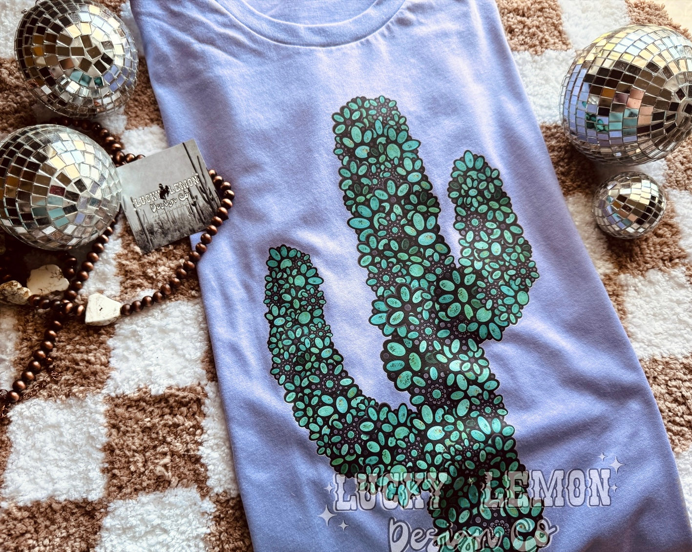 Turquoise saguaro Tshirt
