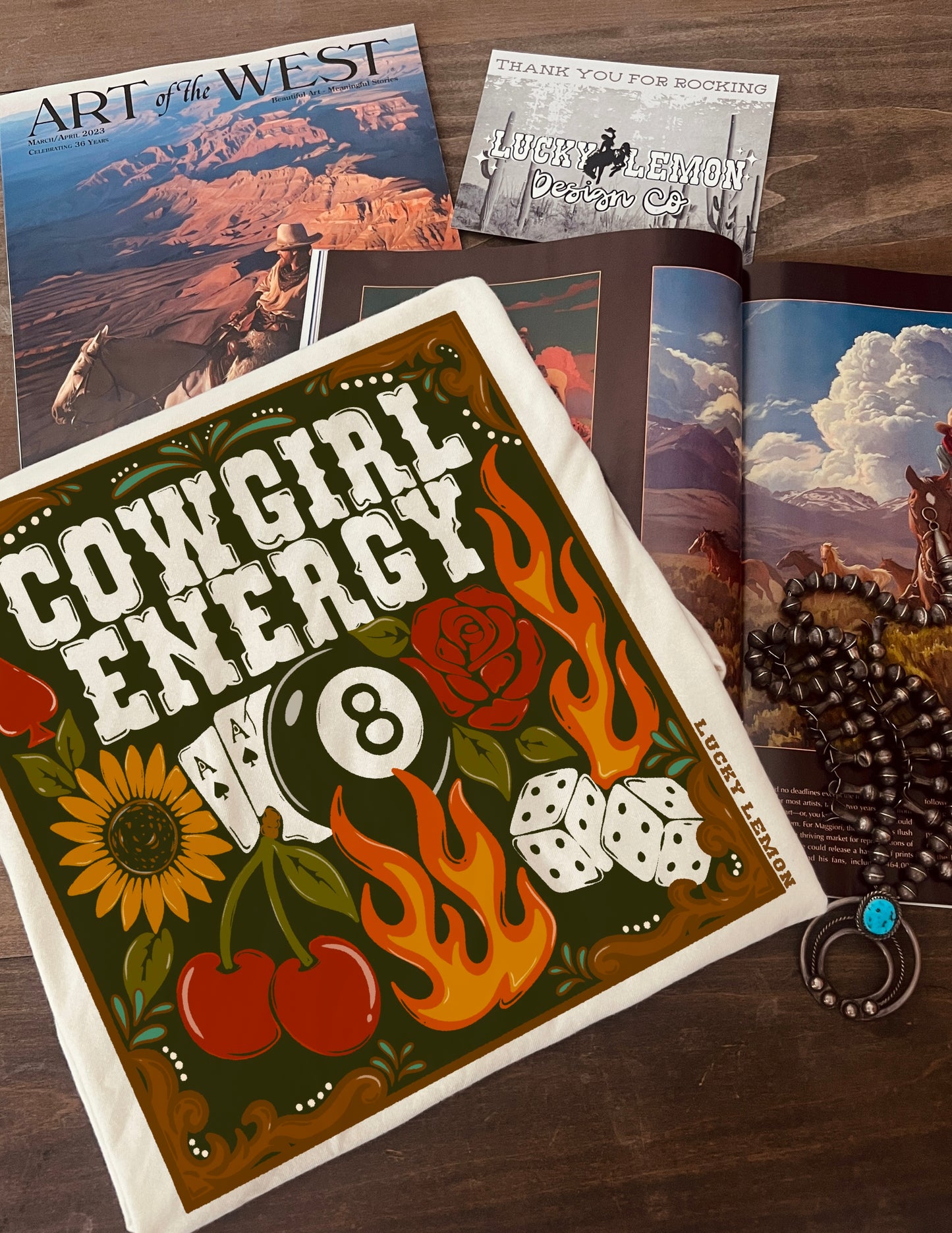 Cowgirl energy Tshirt