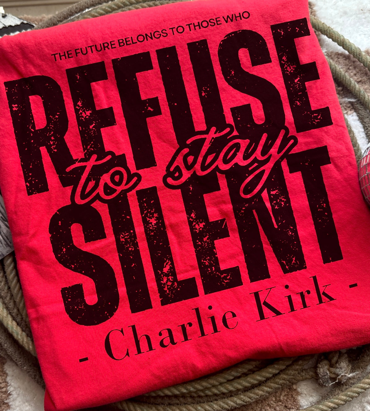 Refuse to stay silent - donation Tshirt
