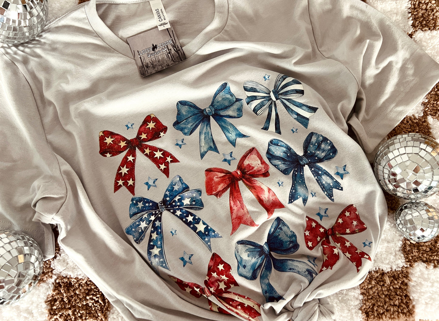 Patriotic bow Tshirt