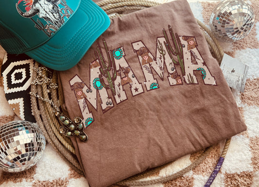 Mama cactus and cattle Tshirt