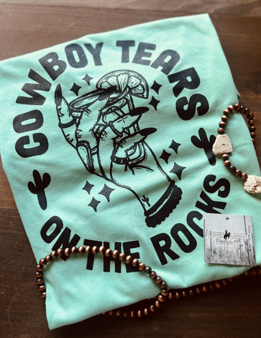 Cowboy tears Tshirt