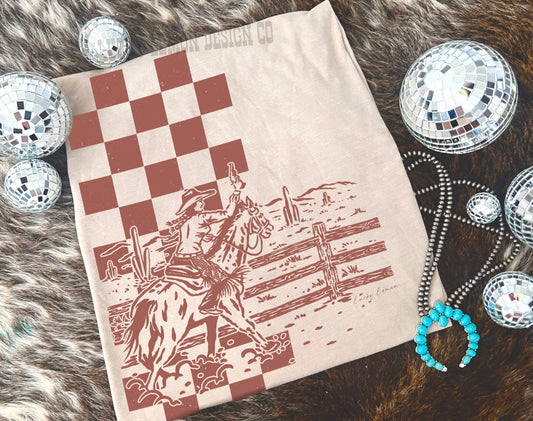 Checker bandita tshirt