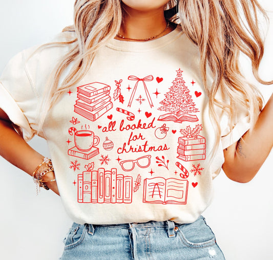 All booked for Christmas Tshirt