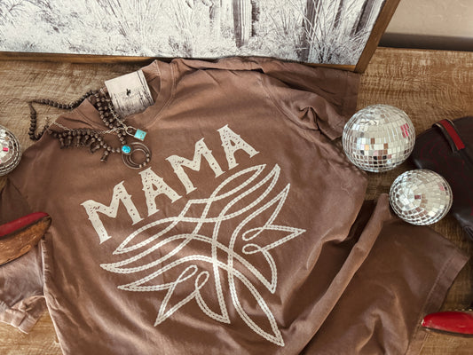 Mama Boot Stitch Tshirt