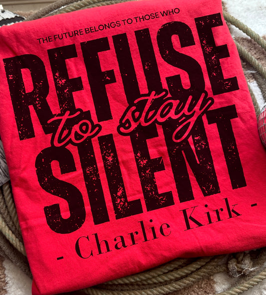 Refuse to stay silent - donation Tshirt