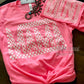 Mama or Mini Tshirt pink and black options