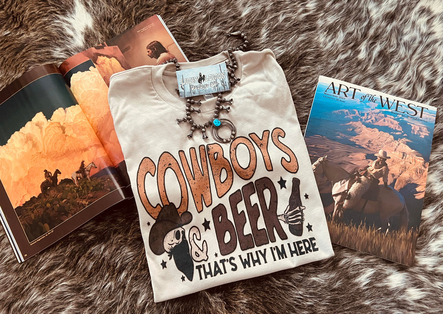 Cowboys & Beer Tshirt
