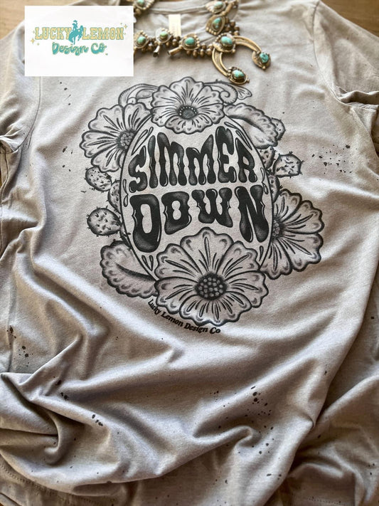 Simmer Down Tshirt or Muscle Tank