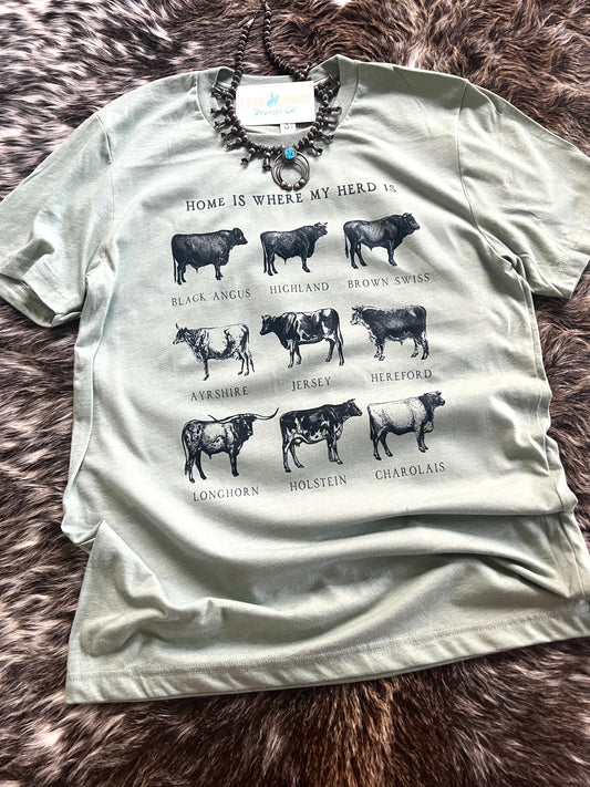 Home is where my herd is Tshirt